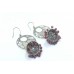 Jhumki Earrings Silver 925 Sterling Dangle Drop Women Onyx Stone Handmade B634